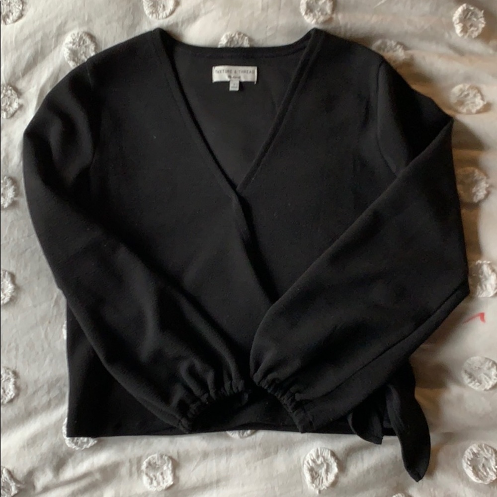 Black Madewell Wrap Top